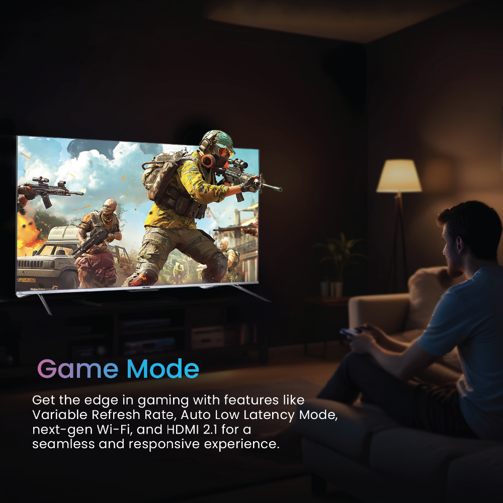 Haier P7GT 4K Ultra HD A127cm (50) Google TV | Hands free voice control
